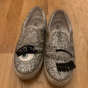 Chiara Ferragni Women’s Blink Glitter Slip On